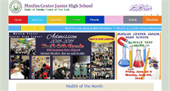 Desktop Screenshot of muslimcenterschool.org