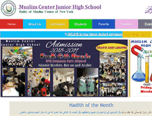 Tablet Screenshot of muslimcenterschool.org